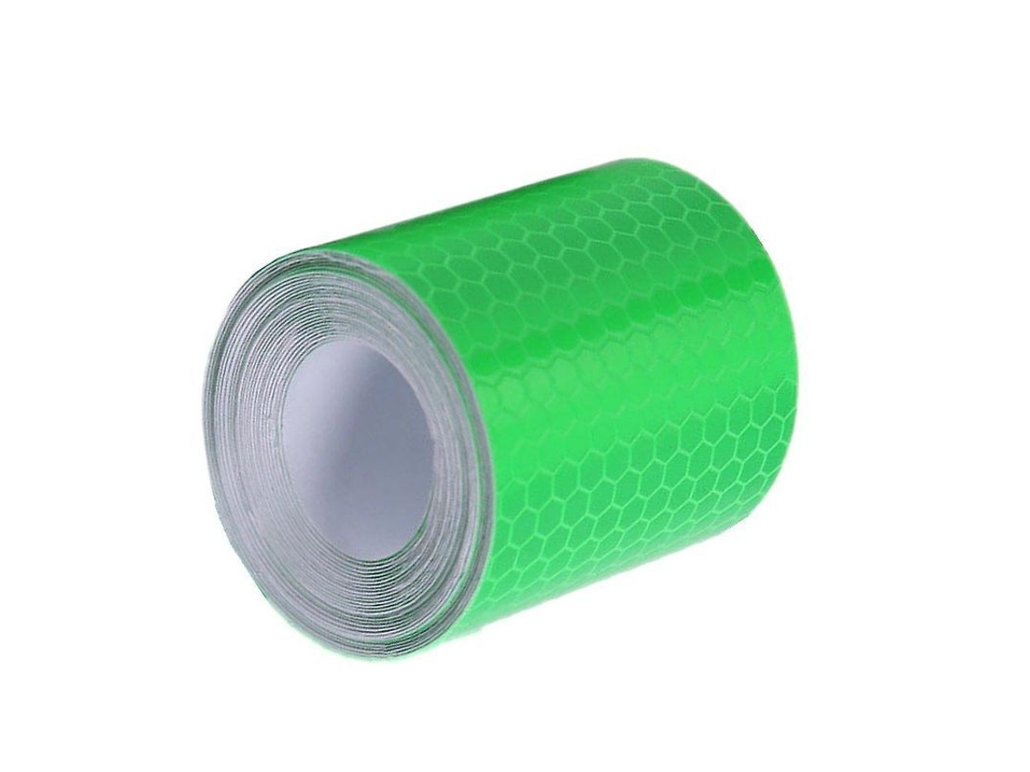 Cintas Reflectivas Adhesivas 5cmx3m Para Ônibus Escolar Caminhão Bicicleta Segurança Noturna Decoração 5*300cm Verde