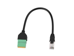Adaptador De Cabo Conector Terminal Bloco Mola 8 Pinos Para Conector Macho Rj45