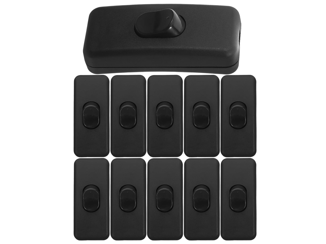 Conjunto De 16-interruptores Liga Desliga Para Controle Fio Lâmpada, Compatíveis Com Luzes Led Para Luminárias De Mesa E