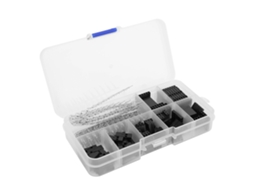 Kit De Conectores Jumper Pin Com Pinos Macho E Terminais Femininos Da Laxiscreed