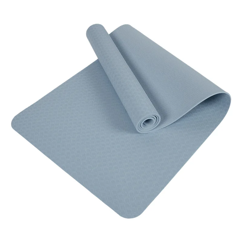 Tapete De Ioga Tpe Espesso, Bicolor, Antiderrapante, Para Esportes E Atividades Físicas, Sem Odor.