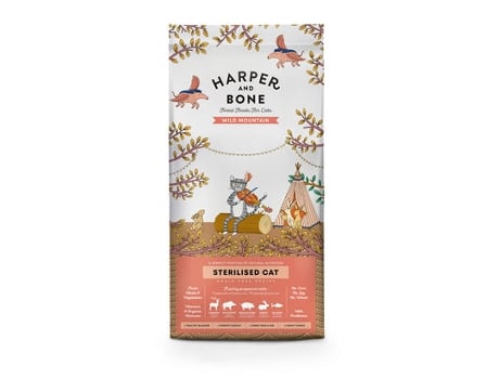 Ração para Gato HARPER & BONE Cat Sterilised Wild Mountain (5 kg)