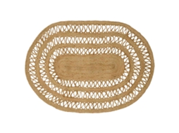 Vidaxl Tapete De Área Natural 100 X 152 Cm Juta