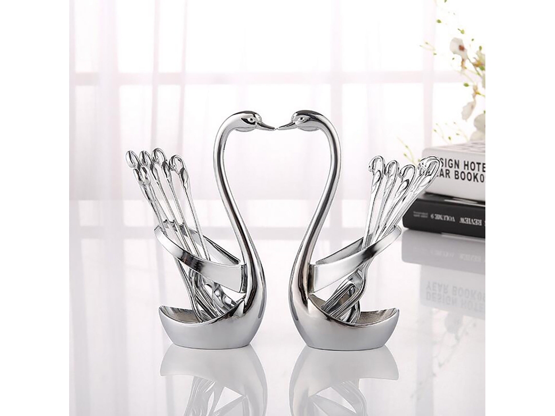 ¡ofertas! Tenedores De Acero Inoxidable, Cubiertos Con Forma De Cisne, Tenedores Y Cucharas, Cubiertos Creativos Con Forma De Cisne.