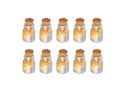 Mali 10pcs Lata de Alimentos Miniatura para Casinha de Boneca Decorativa Cute Bege
