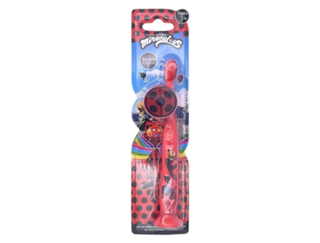 TINOKOU Escova de Dentes Infantil Ergonômica Milagrosa Vermelho
