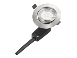 Rebe-lâmpadas De Teto Embutidas Giratórias Gu10 Com Caixa De Conexão, Lâmpada Led 500lm, Luz Quente, 110°, Para Banheiro, Sala (6 Unidades)