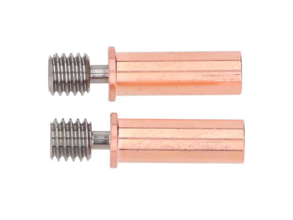 2pcs Heat Break Bimetálico De Titanio E Cobre Para Peça De Reposição Da Impressora 3d Kobra 2 Pro