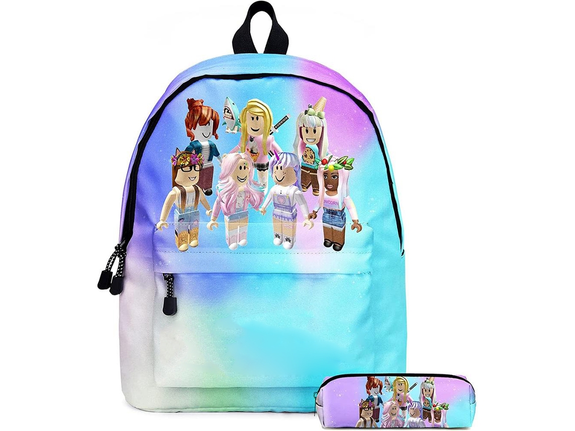 Kit Mochila Infantil com Estojo para Escola Viagens Presente