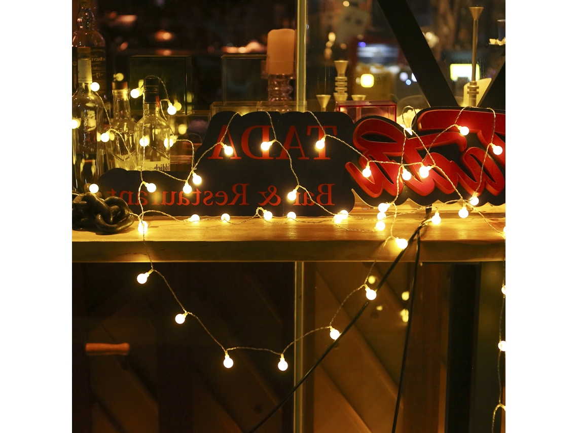 2026 luz de Cadena Con Globos Tomshine 18m 150 Led Con Control Remoto 8 Modos Iluminación Cálida para Decoración Interior Exterior