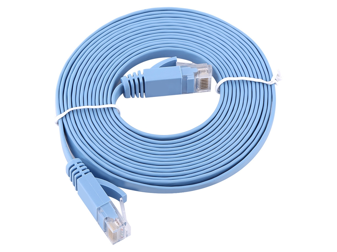 Cabo Ethernet Rj45 Cat6 LAXISCREED 3m Azul