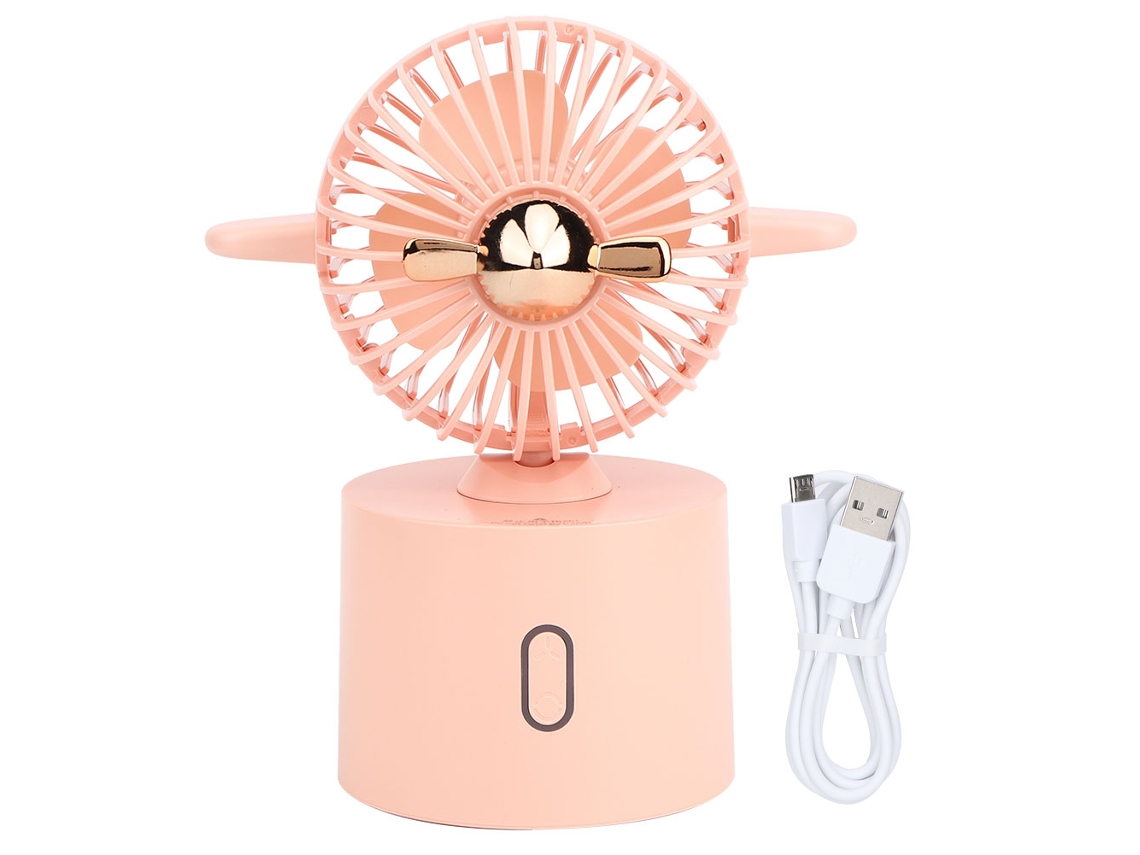 Ventilador de Mesa Portátil Forma de Avião Usb Recarregável | S/MARCA