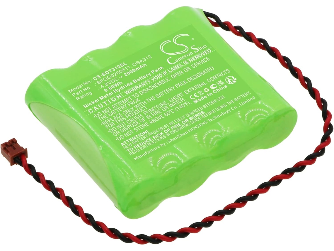 Bateria de substituição de 2000 mAh para medidores Força FGE-HX, FGE-HXY,