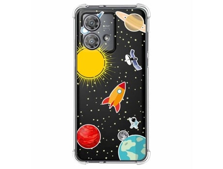 Capa Antichoque Design Espaciais para Motorola Edge 40 Neo 5G TUMUNDOSMARTPHONE Silicone Multicor