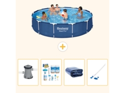 Bestway Piscina Bestway Steel Pro Redonda - 396x84 Cm - 5-peças S310