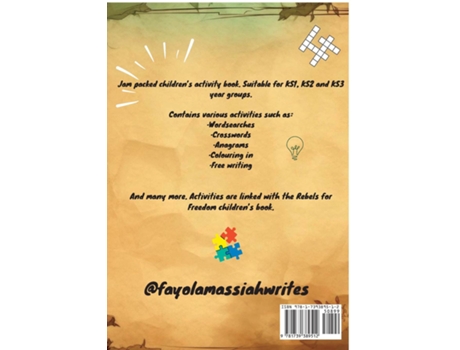 Livro Rebels for Freedom Childrens Activity Book de Fayola Massiah (Inglês)