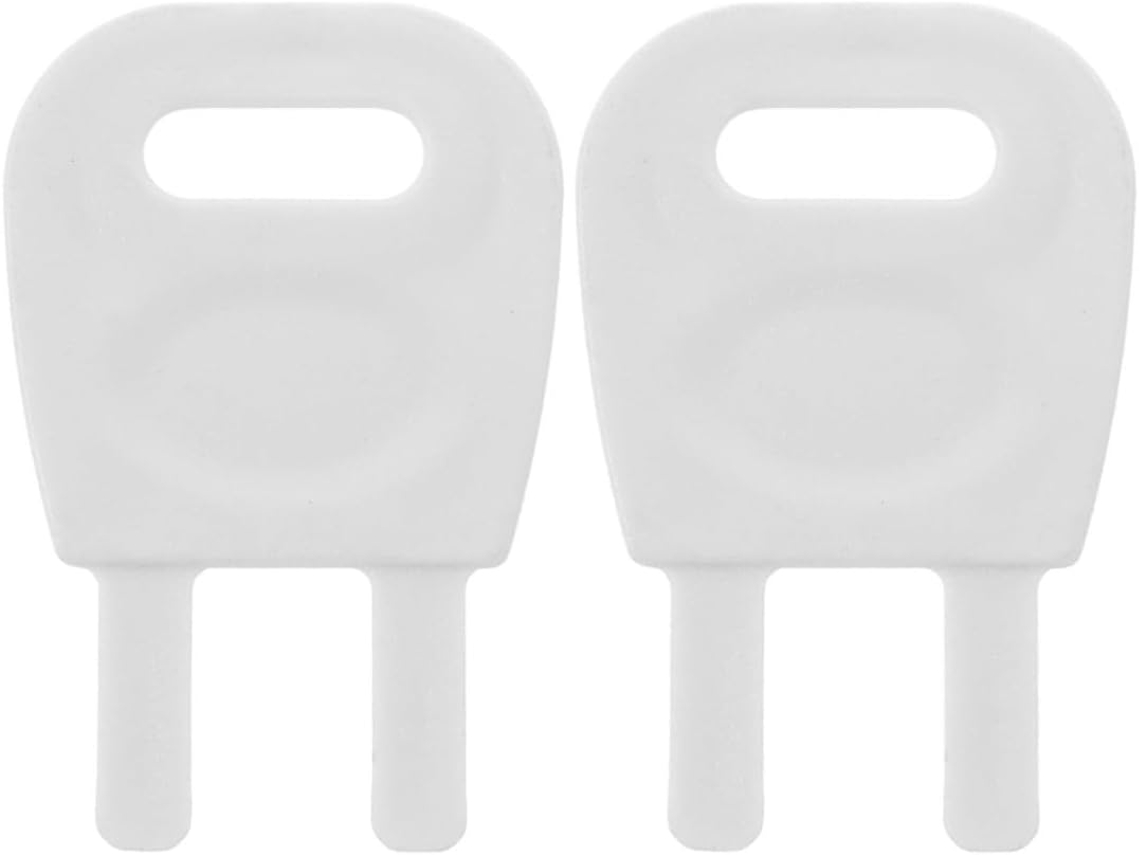 Artibetter Suporte Para Rolo De Papel Branco Com Chave, 2 Peças, Plástico Com Mecanismo De Travamento Para Escritórios E