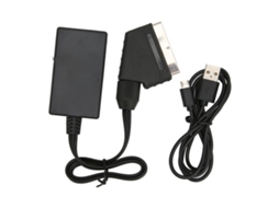 Conversor Adaptador Scart para Hdmi Suporta Mudança 720p/1080p Full Hd EOOCOO
