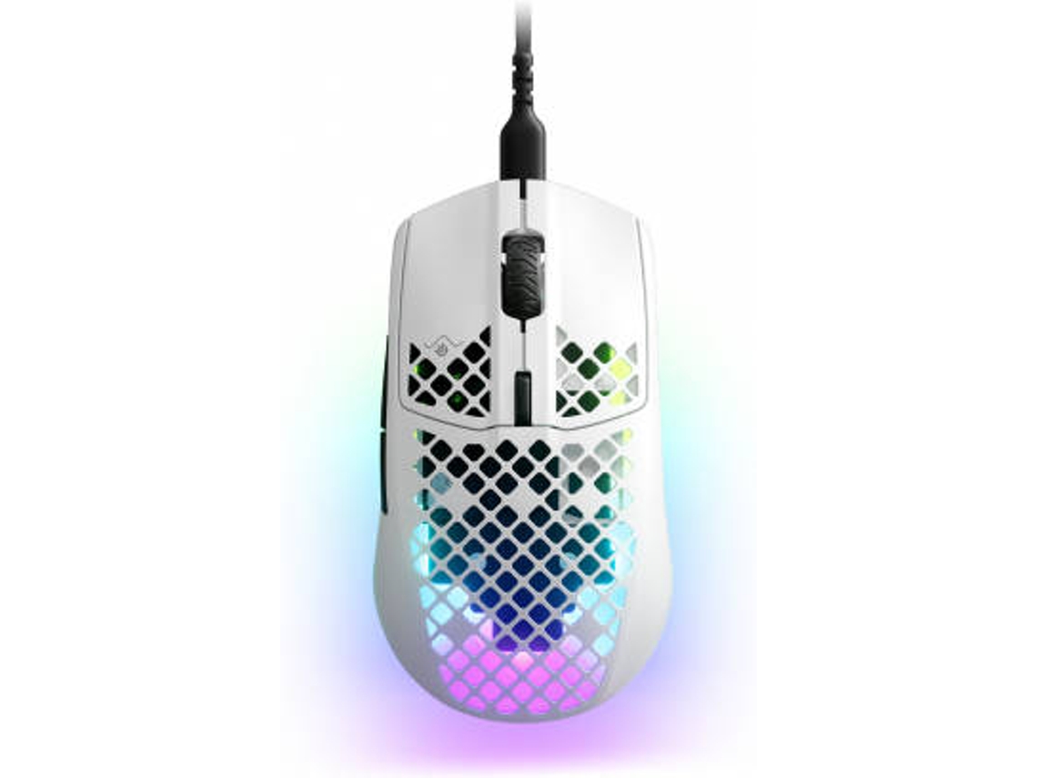 Rato Gaming STEELSERIES Aerox 3 (8500 dpi - Branco)