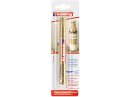 Marcador Permanente EDDING 750 Ponta Redonda de 2 a 4 Mm Dourado
