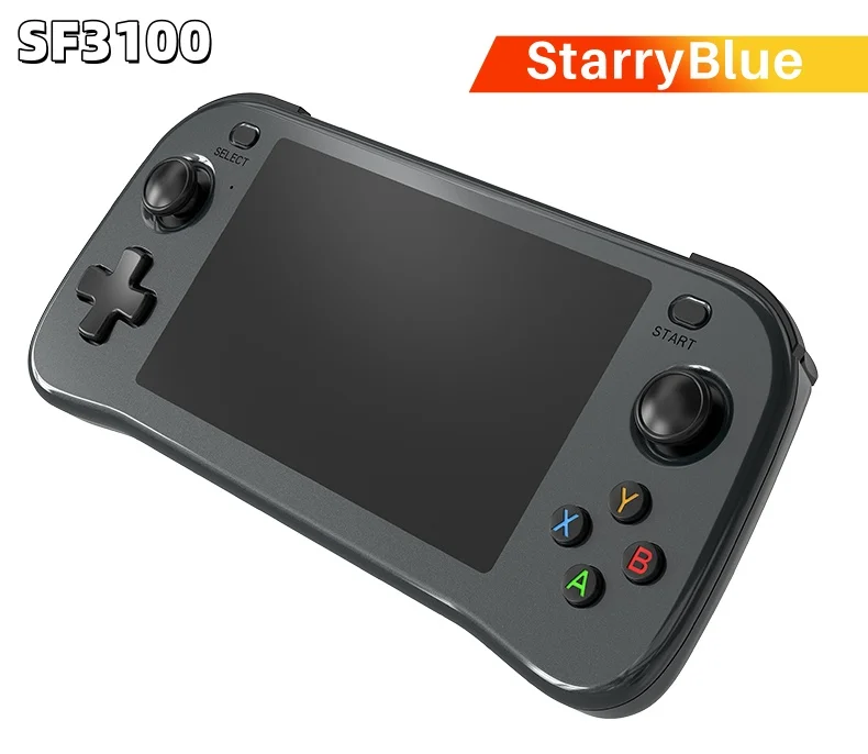 Sf3100 Preto 64gbsf3000 Consola de Jogos com Sistema Linux Ecrã Ips de 4,5 Polegadas 854*480 Bateria de 3000mah MDUG
