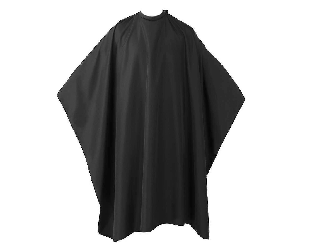 Capa De Barbeiro Impermeável, Preta, Resistente, Uso Profissional
