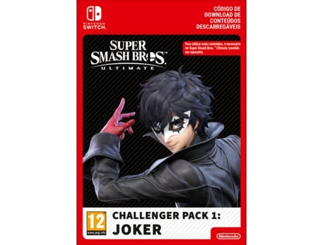 Cartão  Switch Super Smash Bros Ultimate - Joker Challenger Pack (Formato Digital)