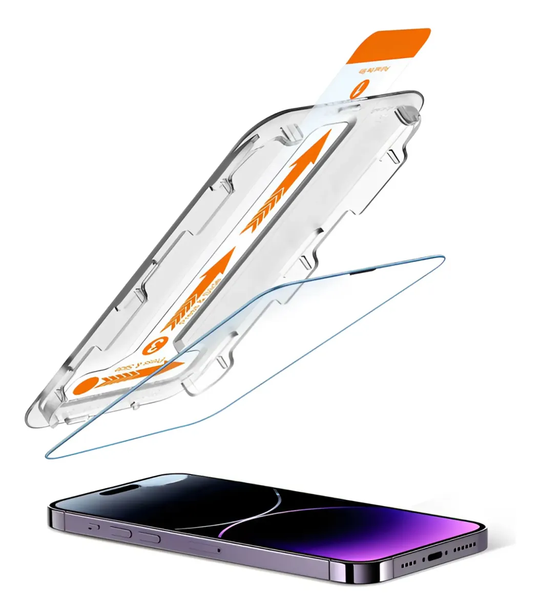 Película De Vidro Temperado Para Iphone 15pro Max, Com Kit De Instalação Automática (1 Unidades - Alta Definição) Czhhmart