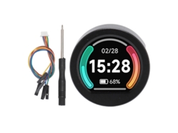 Placa De Desenvolvimento De Microcontrolador Rp2040 Com Display Lcd Ips Redondo De 0,99 Polegadas