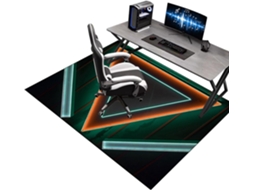 Tapete Protetor Piso Antiderrapante 70 X 100 Cm Piso Madeira Parquet Jogos, Cadeiras Escritório, Jogos