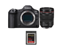 Eos R5 Mark Ii + Rf 24 105mm F/4 L Is Usm + 1 Sandisk 64gb Extreme Pro Cfexpress Type B + Ebook “20 Dicas para Fotos Que Impressionam” CANON