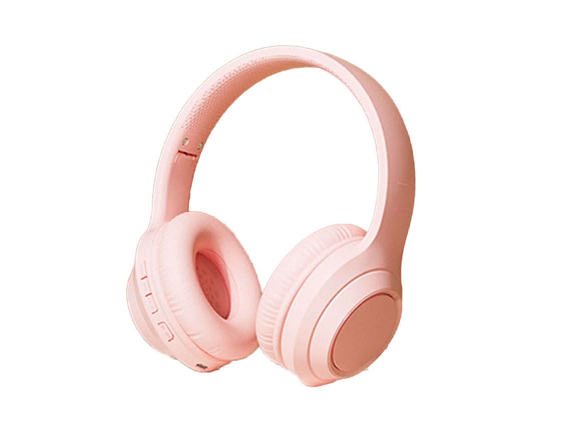 Auriculares Inalámbricos Bluetooth para Juegos con Sonido Estéreo HiFi, Cancelación de Ruido y Graves Profundos Rosa Melocotón S/MARCA