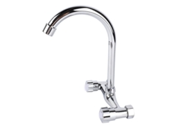 Torneira de Cozinha Parede Aço Inox LAXISCREED