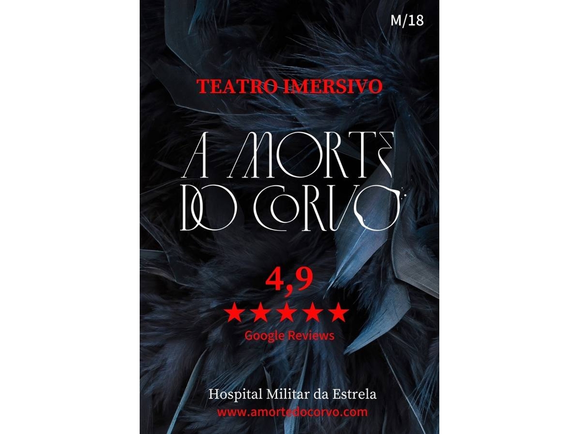 Bilhete A MORTE DO CORVO|LISBOA