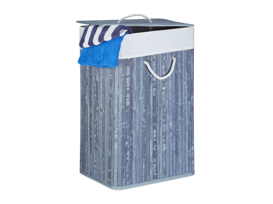 Cesto De Roupa De Bambu