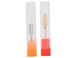2pcs Broca Para Unha Com Diâmetro De 2.35mm Cabeça De Polimento Em Aço Tungstênio Para Furadeira Elétrica De Unhas