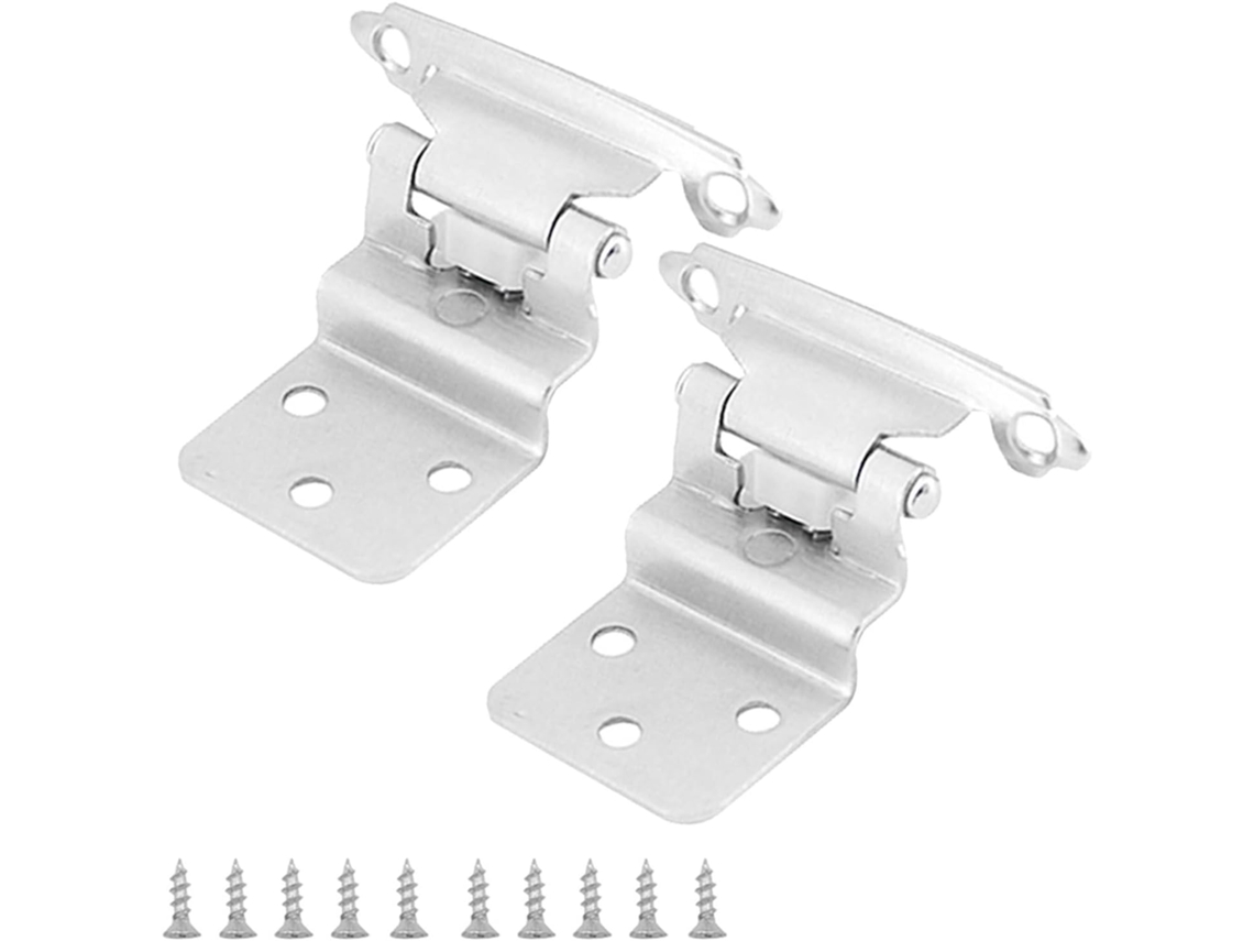 Dobradiças De Aço Inoxidável Para Portas, 2 Peças, Armários Cozinha