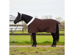 Vidaxl Cobertor De Cavalo Marrom Escuro Completo 75 Cm Fleece Polar