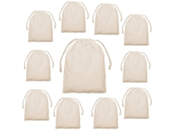 10 Saquinhos De Tecido Pequenos Para Pintura, Mini Saquinhos Para Presentes Bege Aquaforge
