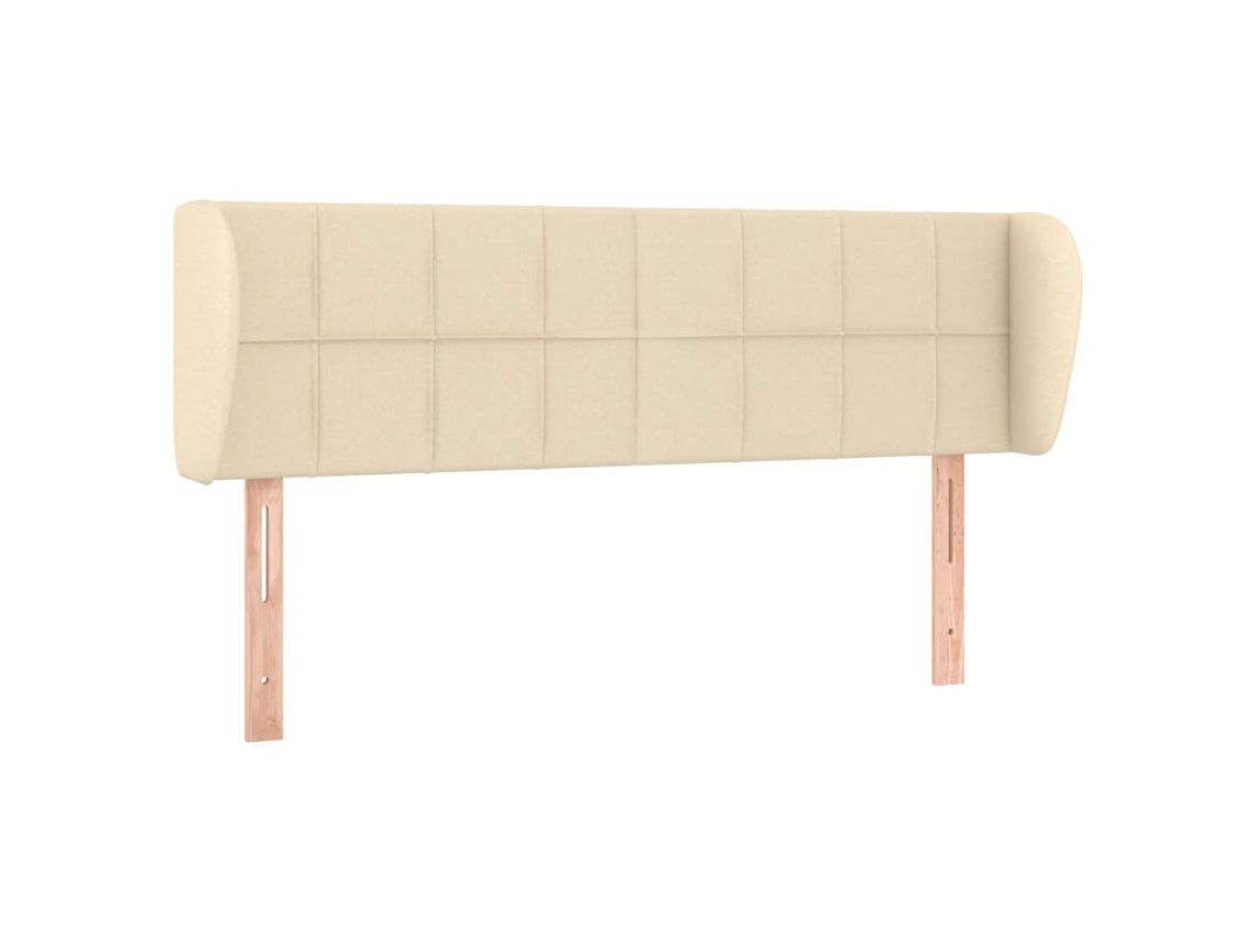 Headboard, Headboards Vidaxl Creme Tecido (147 X 23 X 78/88 Cm)