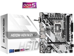 Motherboard Micro-ATX ASROCK H610M-HDV/M.2+ D5 Skt1700