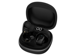 Novos Fones Intra Auriculares Mini Bluetooth Rosa, Design Sem Fios, Excelente Desempenho Gaming, Baixa Latência Preto. Sfushos