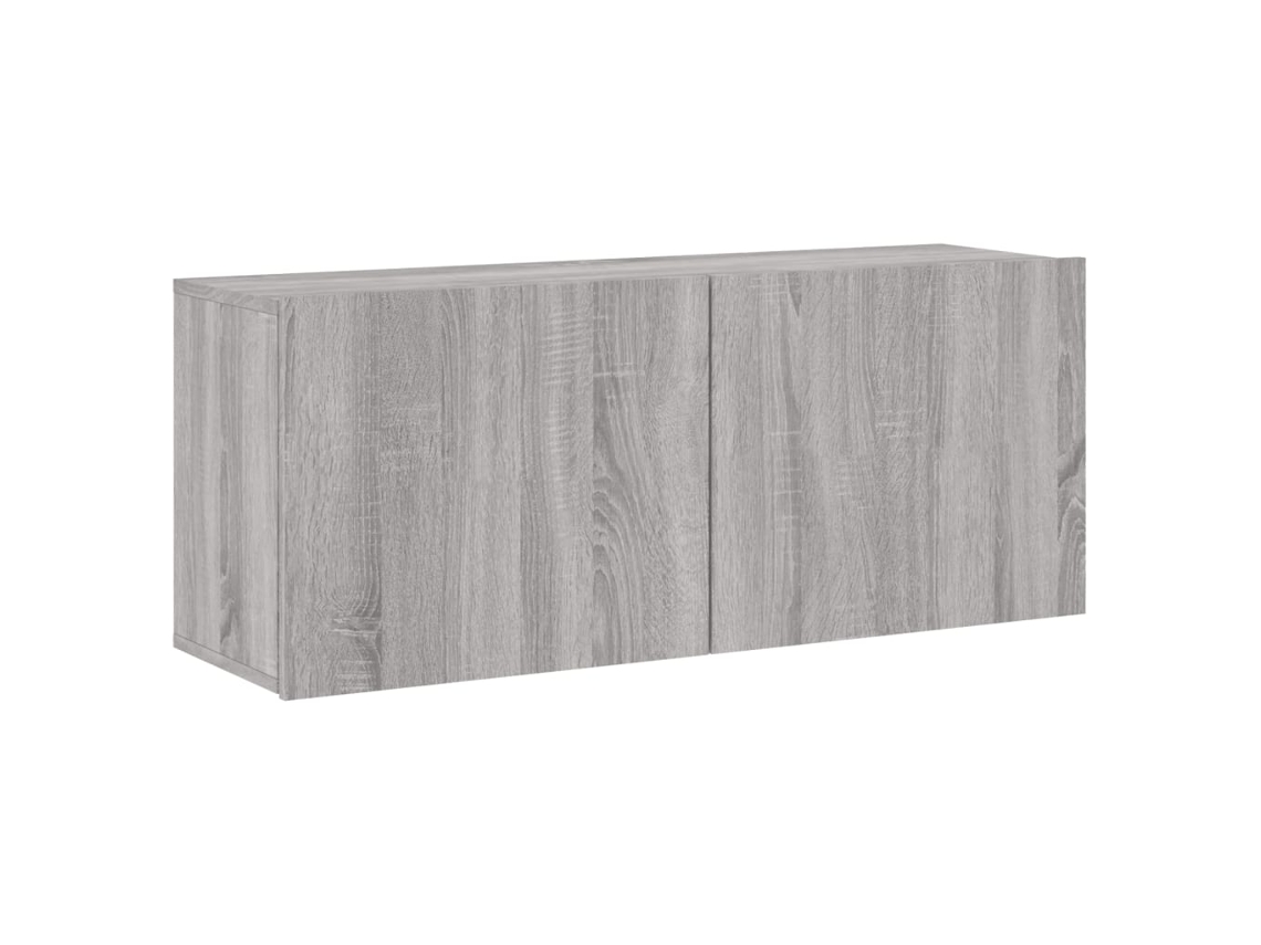 Móvel de Parede para Tv 100x30x41 Cm Cinzento Sonoma MAISON EXCLUSIVE
