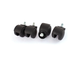 Conjunto De 4 Rodas Aexit Com Rosca De 10 X 12 Mm, (4 Peças)