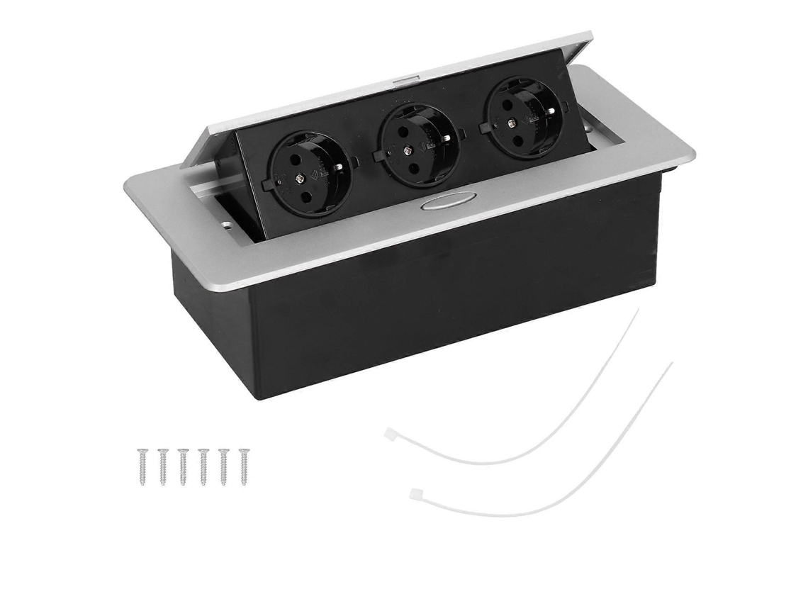 Tomada De Mesa Com Saída Energia Integrada, 3 Posições, Para Carregamento Em Escritórios E Residências (250v).