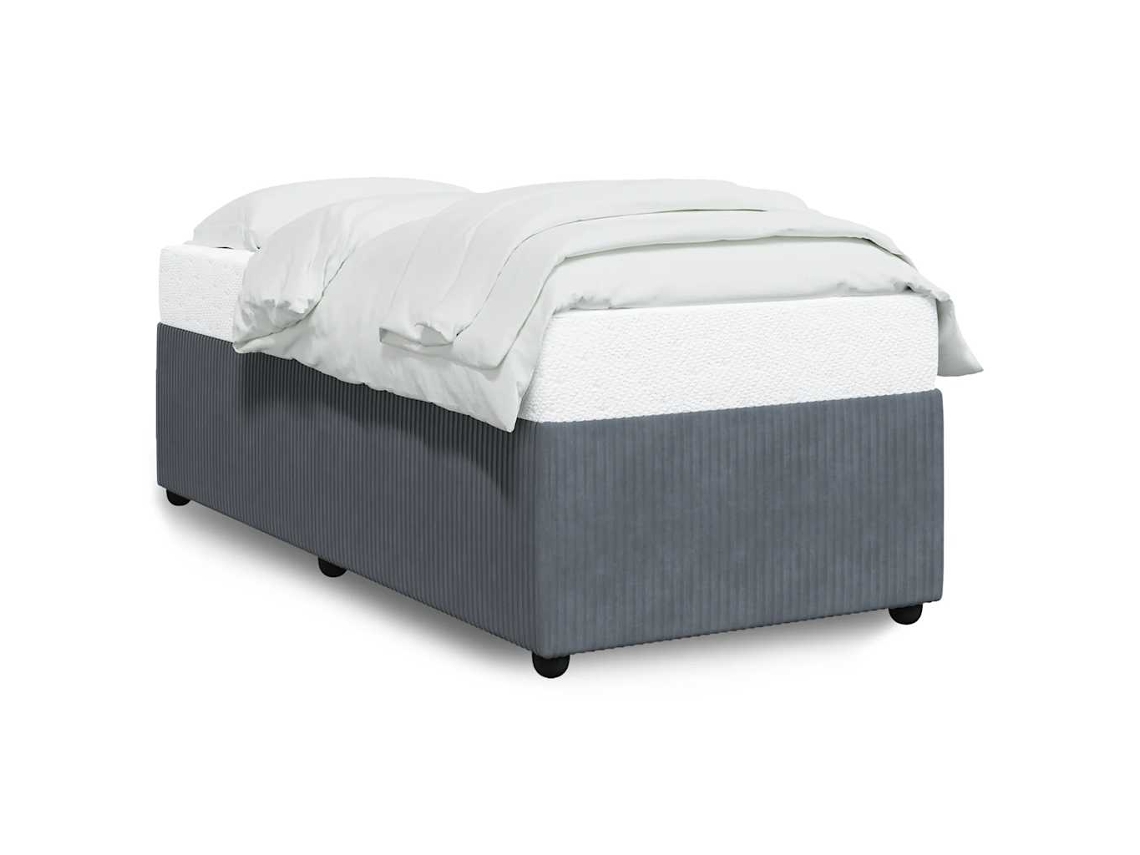 Bed Frame, Bed Frames Vidaxl Cinzeto Veludo (90 X 200 Cm)