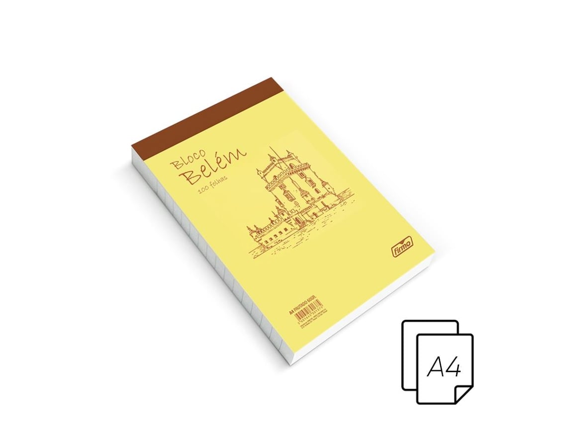Bloco Belem Gs A4 60/100 Folhas Liso