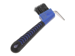 Ferramenta de limpeza de cascos para cavalos com escova e cabo antiderrapante aço inox S/MARCA