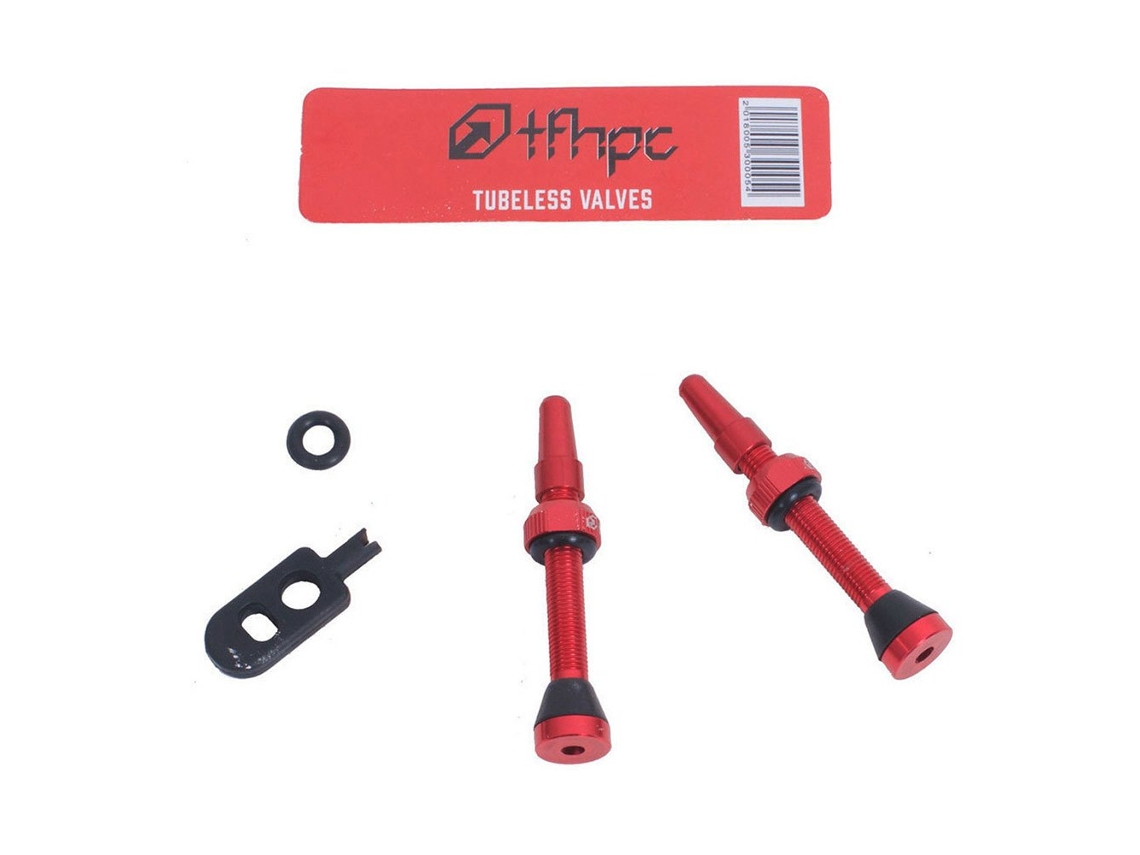 Conjunto de Válvulas de Alumínio Vermelho 44 Mmtfhpc