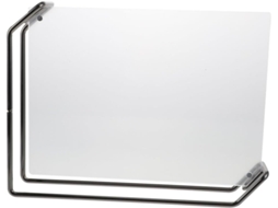 Porta Retratos Duplo Metal Preto 20 Design Flutuante Horizontal Vertical Ideal Decoração Escritório Cm Casa GOKOCO